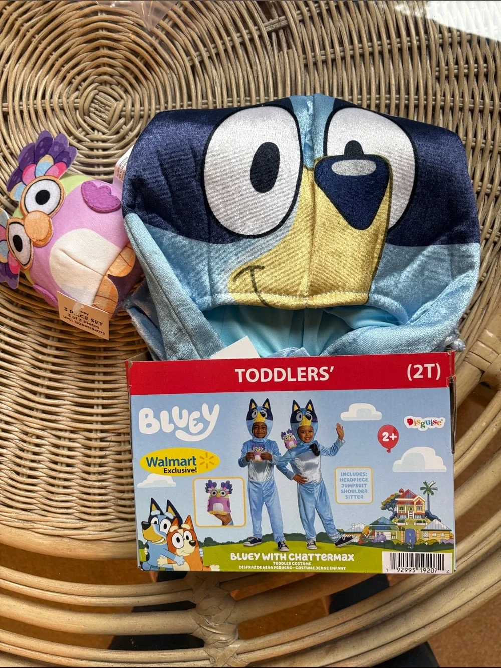 NWT Official Bluey Chattermax Halloween costume Boy/Girl sz: 2T